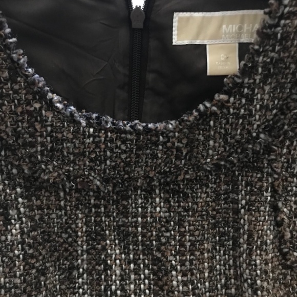 Michael Kors Black and Gray Midi Dress - Picture 2 of 4